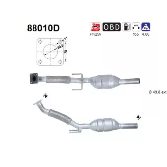 AS 88010D - Catalyseur