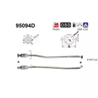 AS 95094D - Catalyseur