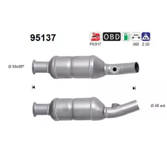 Catalyseur AS OEM 174600D050