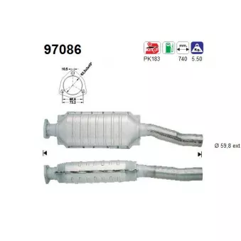 Catalyseur AS 97086