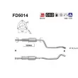 AS FD5014 - Filtre à particules / à suie, échappement
