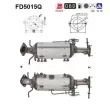 AS FD5015Q - Filtre à particules / à suie, échappement