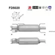 AS FD5020 - Filtre à particules / à suie, échappement