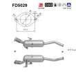 Filtre à particules / à suie, échappement AS [FD5029]