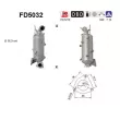 AS FD5032 - Filtre à particules / à suie, échappement