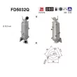 AS FD5032Q - Filtre à particules / à suie, échappement