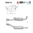 Filtre à particules / à suie, échappement AS [FD5113]