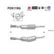 Filtre à particules / à suie, échappement AS [FD5115Q]