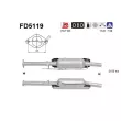 Filtre à particules / à suie, échappement AS [FD5119]