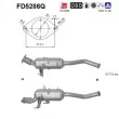 AS FD5286Q - Filtre à particules / à suie, échappement
