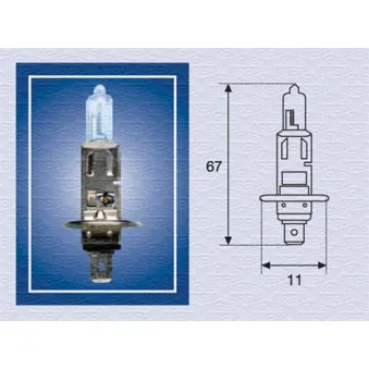 Ampoule, projecteur longue portée MAGNETI MARELLI 002552100000
