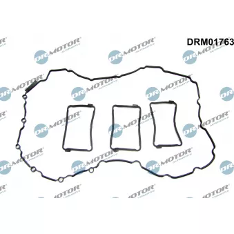 Dr.Motor DRM01763 - Jeu de joints d'étanchéité, couvercle de culasse