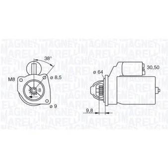 MAGNETI MARELLI 063102022010 - Démarreur