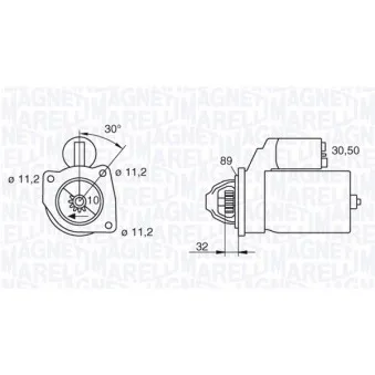 MAGNETI MARELLI 063207145010 - Démarreur