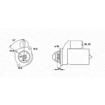 MAGNETI MARELLI 063227554010 - Démarreur