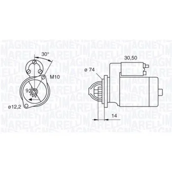 Démarreur MAGNETI MARELLI OEM 2810021021