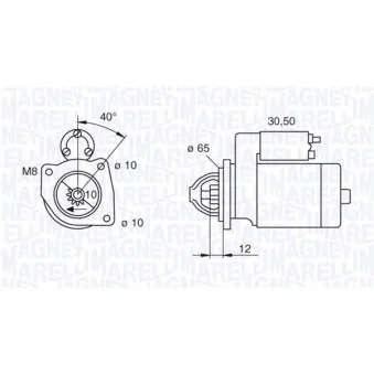 Démarreur MAGNETI MARELLI OEM 51890633