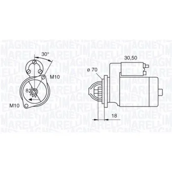 MAGNETI MARELLI 063522618010 - Démarreur