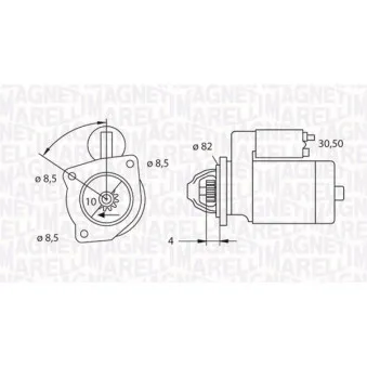 MAGNETI MARELLI 063523625010 - Démarreur