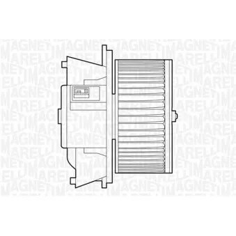 Pulseur d'air habitacle MAGNETI MARELLI 069412503010