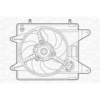 Ventilateur, refroidissement du moteur MAGNETI MARELLI 069422015010