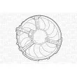Ventilateur, refroidissement du moteur MAGNETI MARELLI [069422033010]