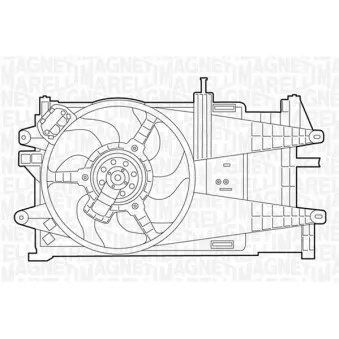 Ventilateur, refroidissement du moteur MAGNETI MARELLI 069422044010