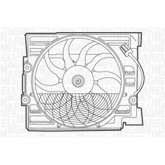 Ventilateur, refroidissement du moteur MAGNETI MARELLI 069422276010