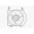 MAGNETI MARELLI 069422305010 - Ventilateur, refroidissement du moteur