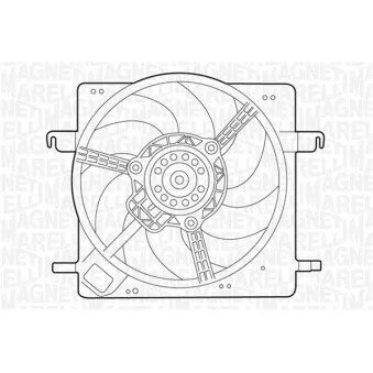 Ventilateur, refroidissement du moteur TYC 810-0014