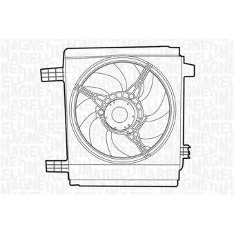 Ventilateur, refroidissement du moteur MAGNETI MARELLI OEM 0003127V010