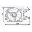 Ventilateur, refroidissement du moteur MAGNETI MARELLI [069422469010]