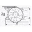 Ventilateur, refroidissement du moteur MAGNETI MARELLI [069422474010]