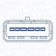 MAGNETI MARELLI 350103105800 - Lève-vitre avant droit