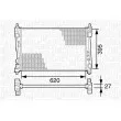 Radiateur, refroidissement du moteur MAGNETI MARELLI [350213125100]