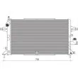 MAGNETI MARELLI 350213975000 - Radiateur, refroidissement du moteur