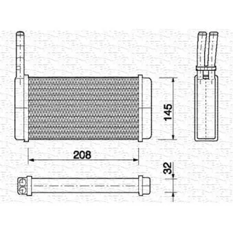 MAGNETI MARELLI 350218151000 - Système de chauffage