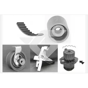 Pompe à eau + kit de courroie de distribution HUTCHINSON [KH150WP71]