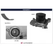 HUTCHINSON KH304WP211 - Pompe à eau + kit de courroie de distribution