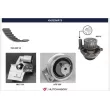 Pompe à eau + kit de courroie de distribution HUTCHINSON [KH335WP73]