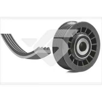 Jeu de courroies trapézoïdales à nervures HUTCHINSON KHV16