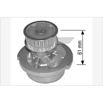 Pompe à eau HUTCHINSON WP19 pour OPEL ASTRA 1.6 i 16V - 100cv