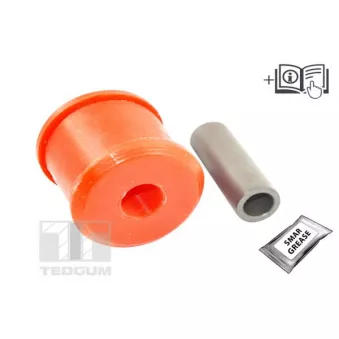 Silent bloc de suspension (train avant) TEDGUM TED30599 pour HYUNDAI TERRACAN 2.9 CRDi - 163cv