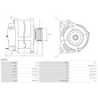 AS-PL A0819S - Alternateur