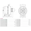 AS-PL A2073PR - Alternateur