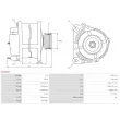 AS-PL A2102S - Alternateur
