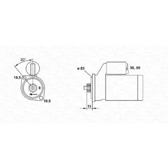 MAGNETI MARELLI 943241073010 - Démarreur