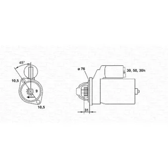 MAGNETI MARELLI 943251419010 - Démarreur