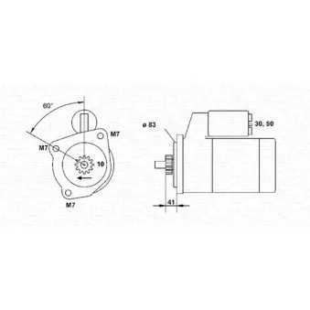 MAGNETI MARELLI 943251421010 - Démarreur