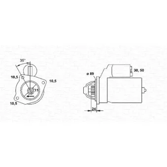 MAGNETI MARELLI 943251441010 - Démarreur